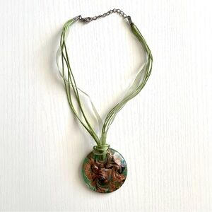 Fairy Green Pendant Necklace